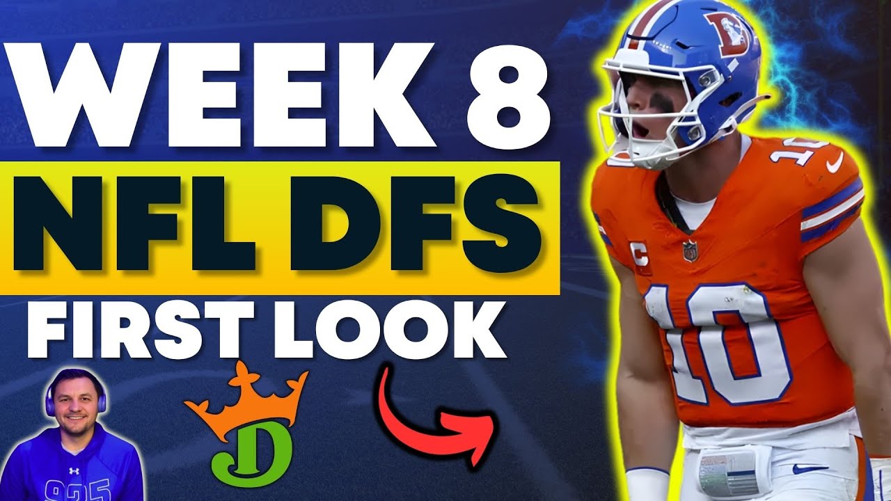Предварительный обзор 8-й недели NFL DFS: лучшие розыгрыши и процесс формирования выигрышных сост...