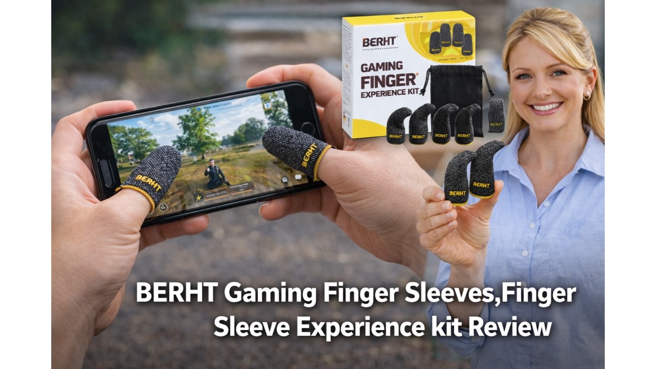 🎮 BERHT Gaming Finger Sleeves, Finger Sleeve Experience Kit Review 🕹️