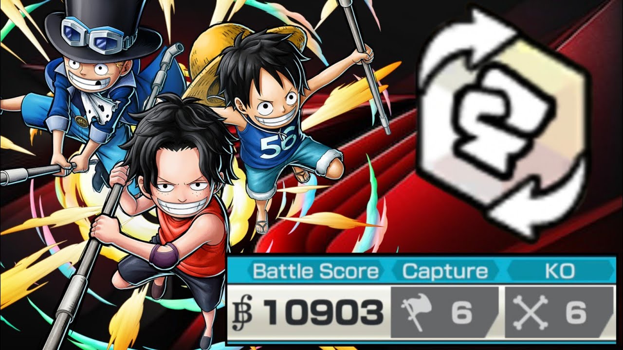 Геймплей с Эйсом, Сабо и Луффи | One Piece Bounty Rush | OPBR