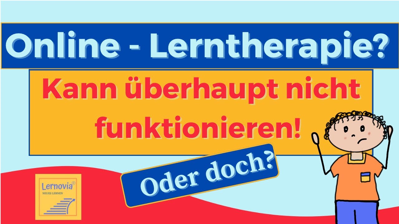 Lerntherapie online? Kann das funktionieren?