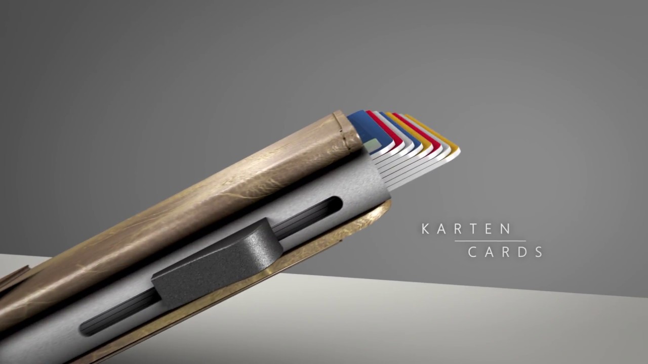 Das Kartenetui mit Geldb&ouml;rse // The card case with wallet