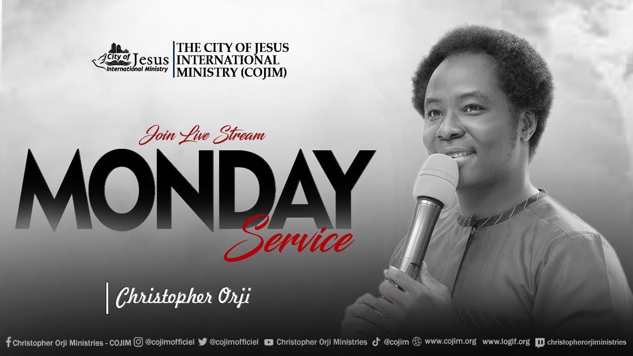 Monday Online Service With Christopher Orji.#cojim www.cojim.org www.logif.org 07-10-2024