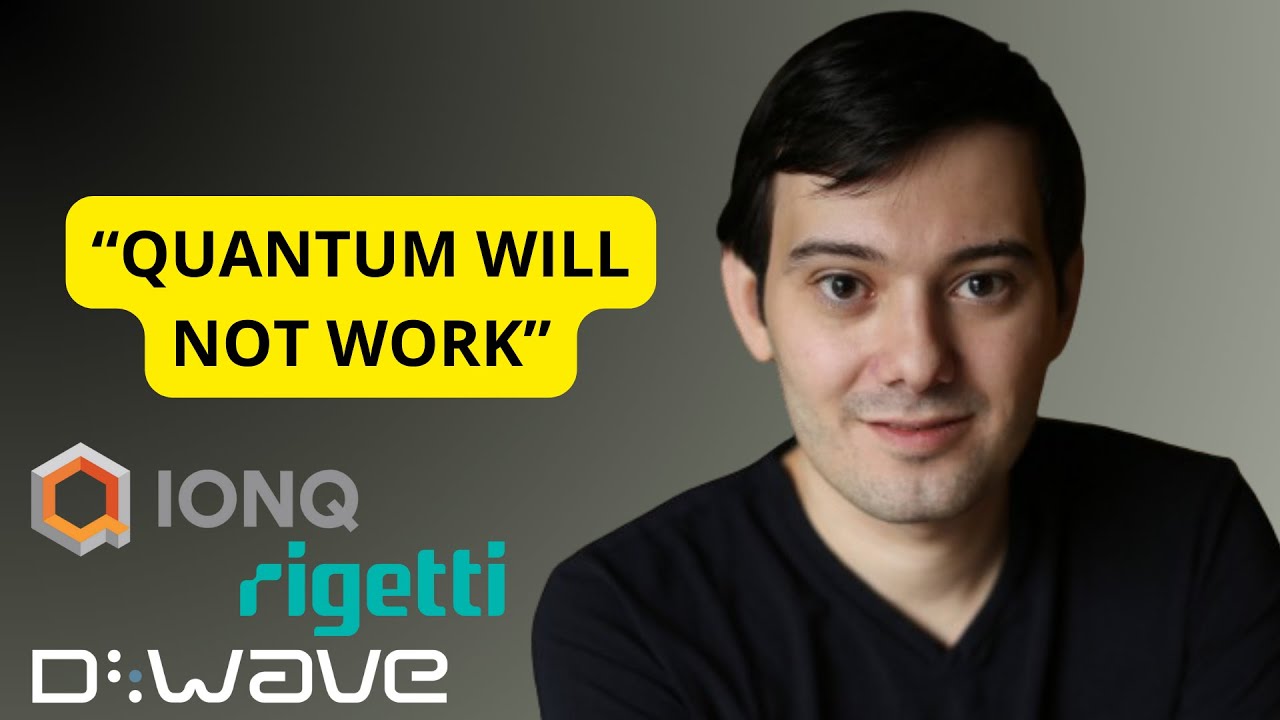 Martin Shkreli Explains Why Quantum Computing Will Not Work