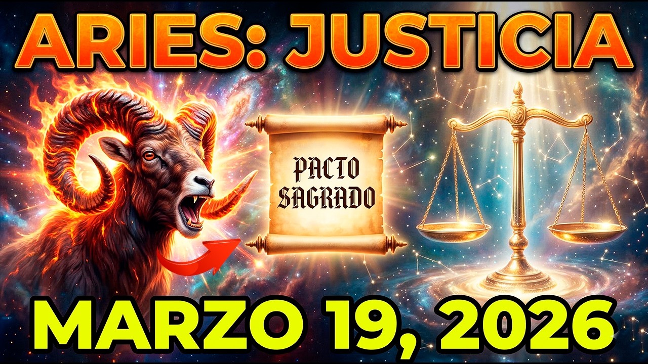 ARIES: ¡POR FIN se HACE JUSTICIA! ⚖️ El PACTO Sagrado que se Firma HOY y lo CAMBIA TODO 😱✨ (Urgente)
