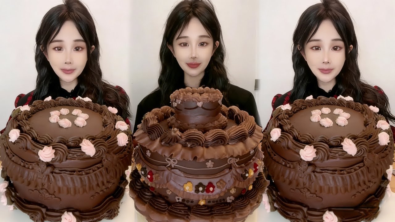 Asmr🍰Eating 🍰 (Soft And Waxy Sound) 크림丨먹방丨Mukbang丨Satisfying丨Eatings
