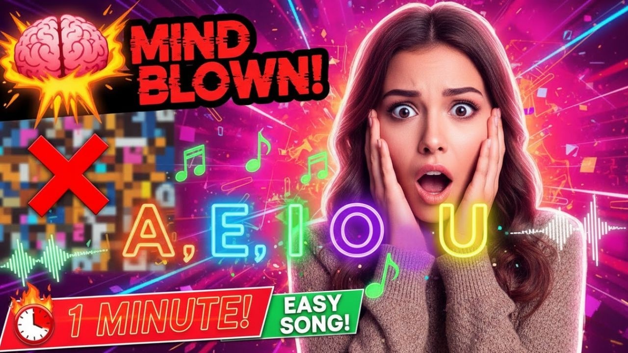 Spanish Vowels Made INSANELY Easy (Sing Along!)