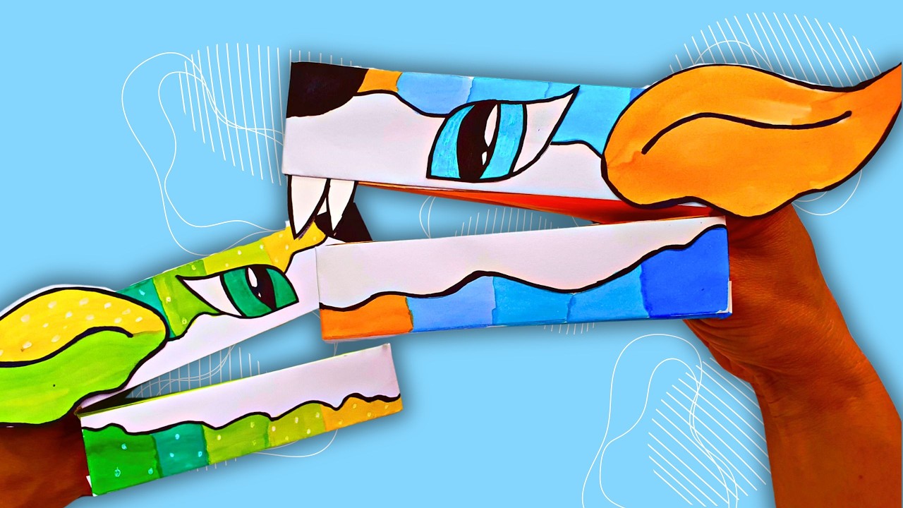 Cómo hacer un dragón de papel