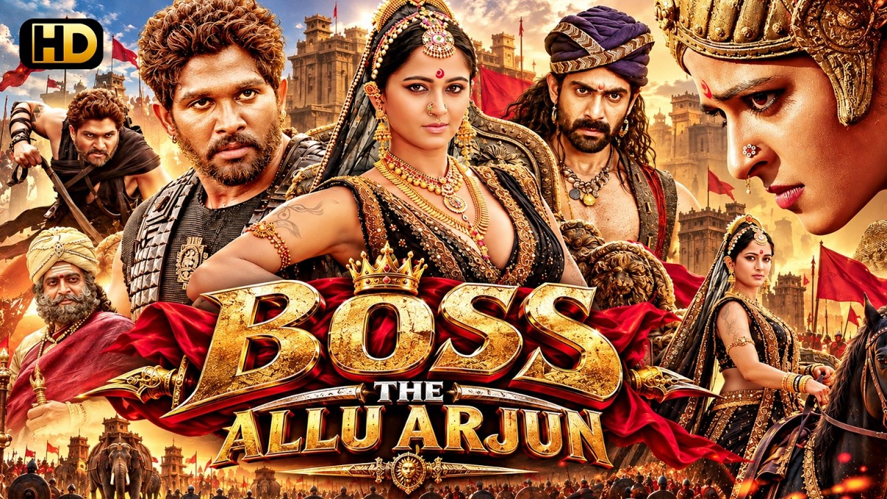 BOSS THE ALLU ARJUN - New Released South Action Blockbuster Superhit Hindi Movie | Anushka Shetty