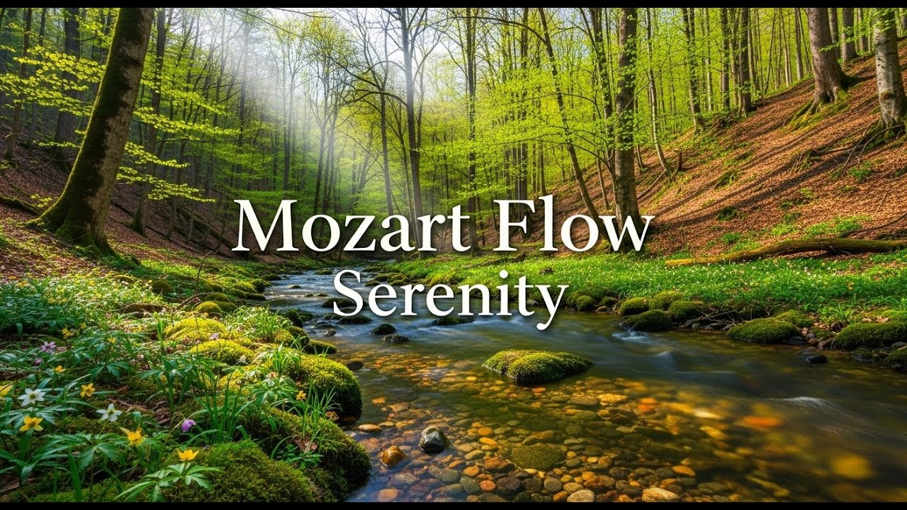 🌲 TOP 50 Forest Stream Sounds for Stress Relief | Mozart Nature Calm