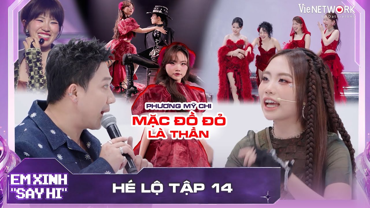 Phương Mỹ Chi mặc đồ đỏ là thần, khiến Pháo và Lamoon mờ ê mê | Em Xinh Say Hi
