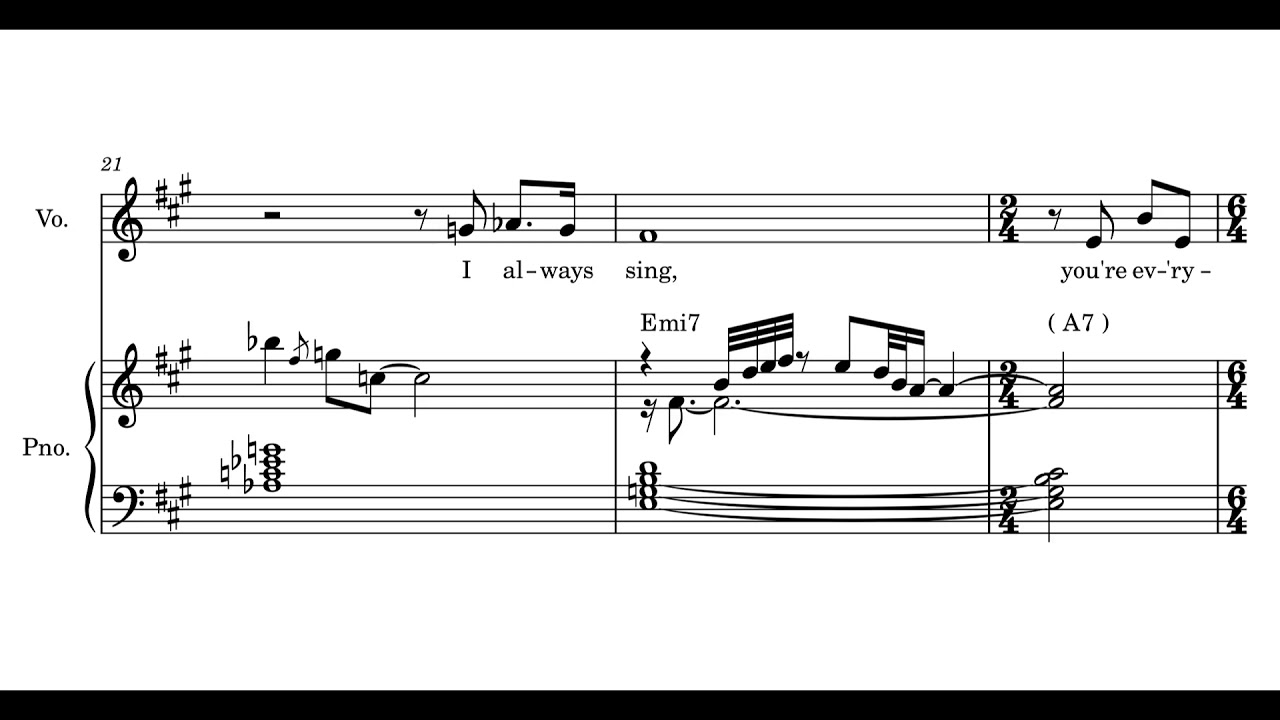 You're Everything Intro Transcription - Chick Corea