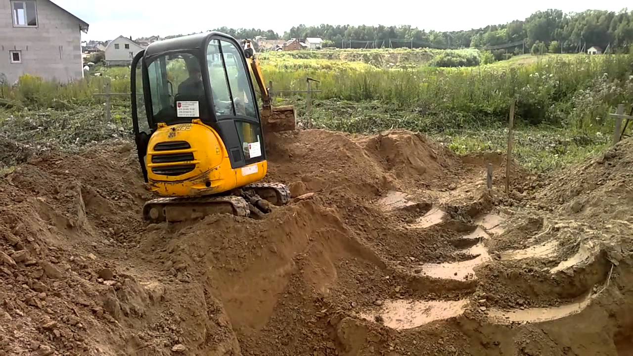 JCB 8018 ТЕХНОПАРТ,  [TEXBAZA.BY] небольшой котлован