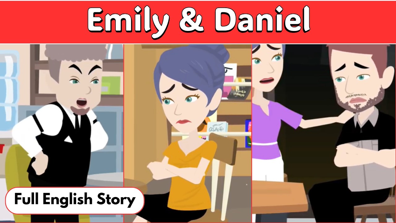 EMILY And DANIEL: Full Animated Love Story | Animated Stories | English Stories | DIARY OF STORIES