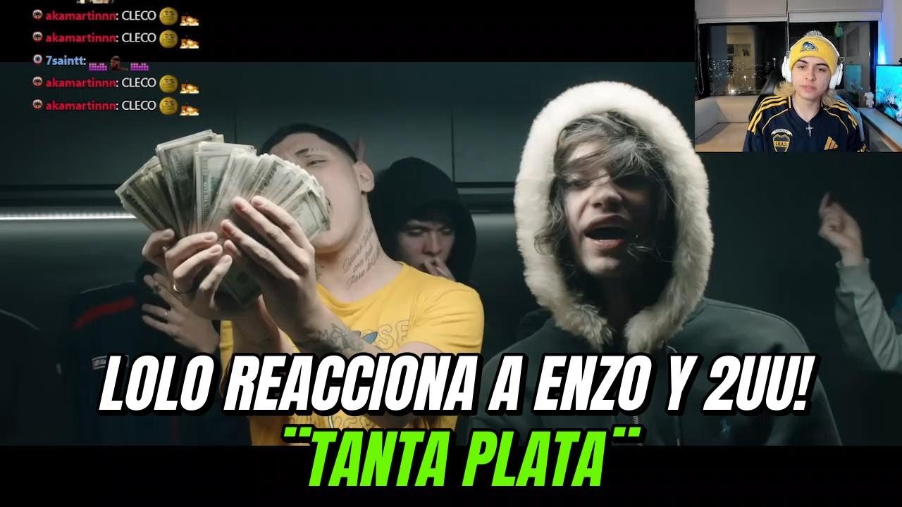 LOLO REACCIONA A ¨TANTA PLATA¨ DE ENZO Y 2UU!