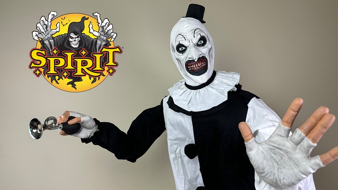 Распаковка и демоверсия клоуна-аниматроника 2024 Spirit Halloween