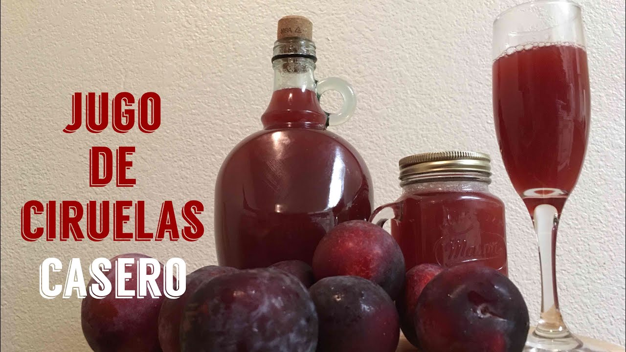Jugo De CIRUELAS Casero / Homemade PLUMS Juice