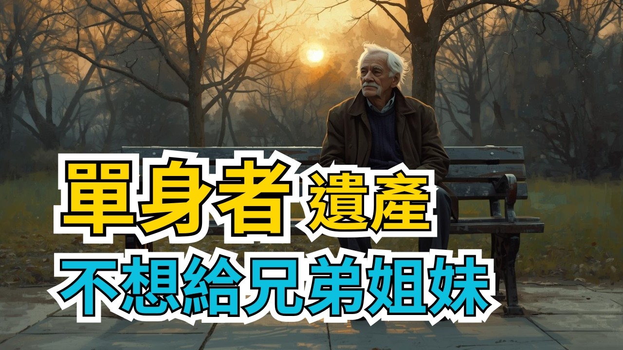 EP02 單身者不想遺產留給兄弟姐妹如何做？廣哥教你4招不被收歸國有 信託財產給教會 保險規劃給指定的受益人 以房養老照顧自己