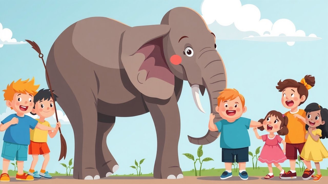 हाथी आया हाथी आया 🐘 | Funny Elephant Cartoon for Kids | Anaya Animation
