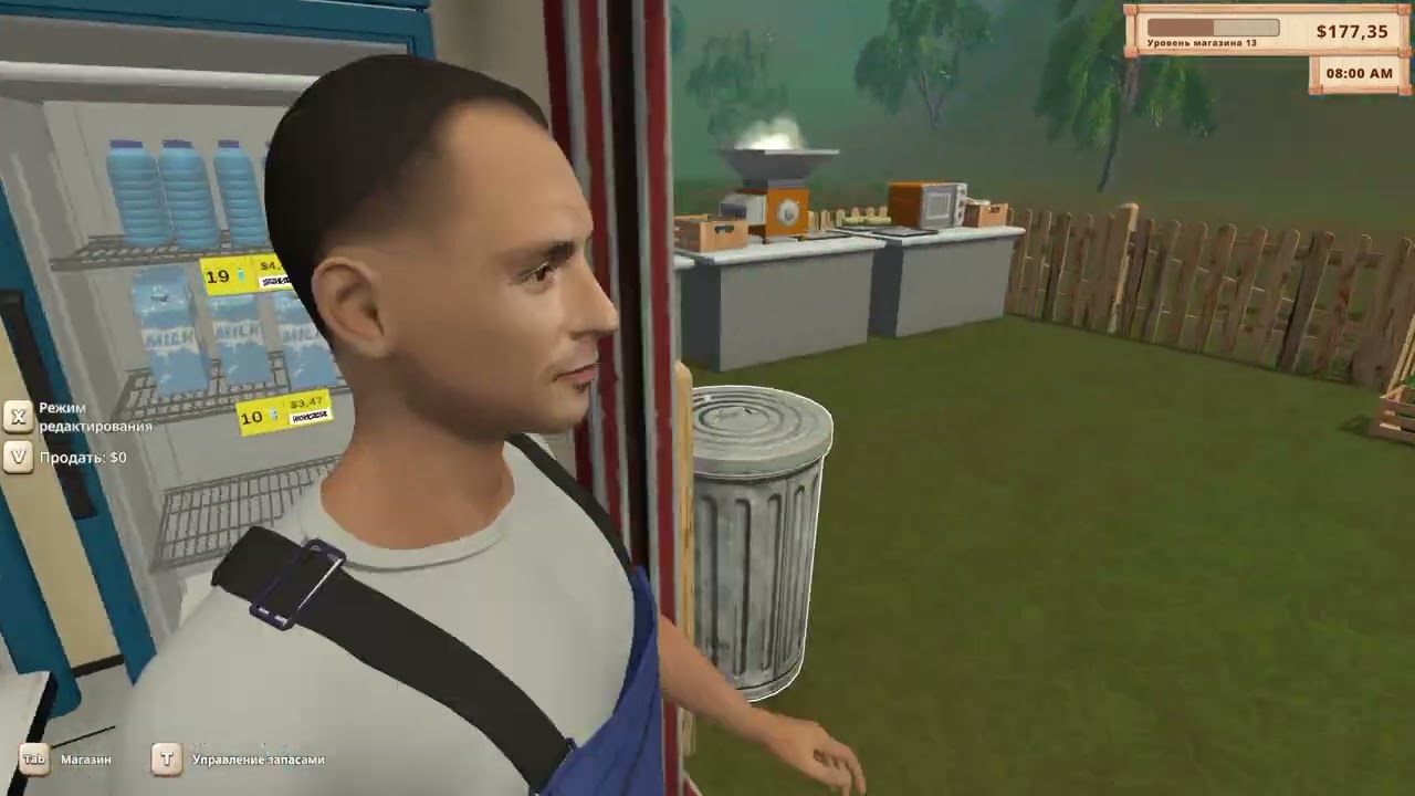 😱 Я *ПОЛНОСТЬЮ* ПРОКАЧАЛ СВОЙ ФЕРМЕРСКИЙ МАГАЗИН В Farming and supermarket simulator 