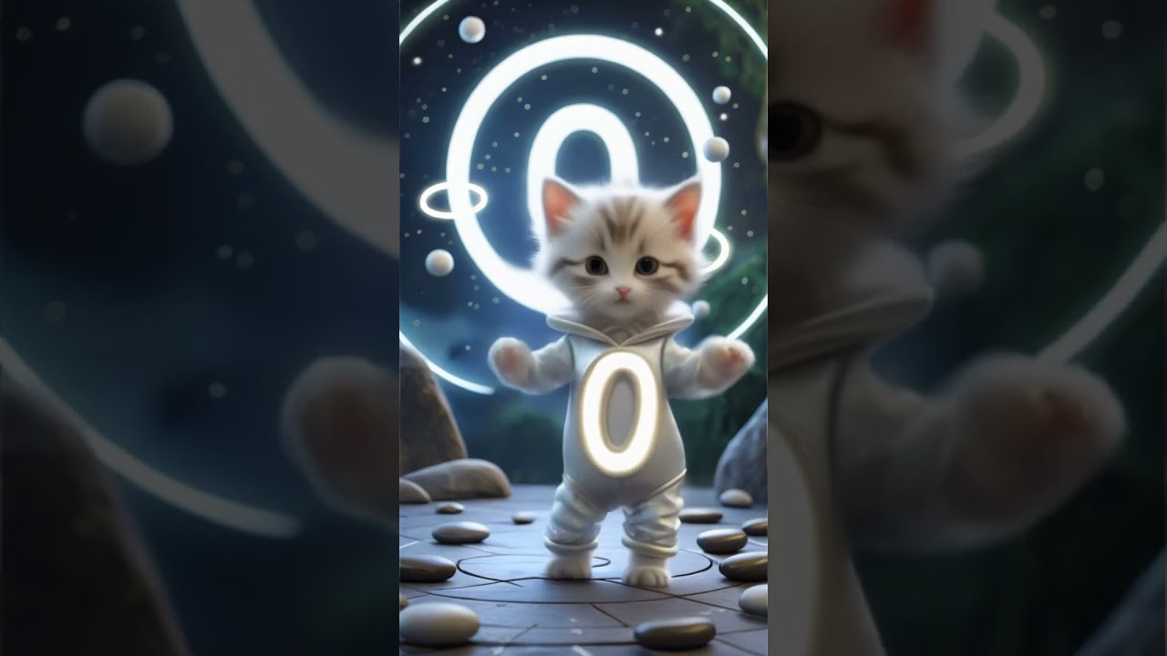 Cat Number 0 (Zero) &ndash; Infinity & New Beginnings #numbers #numbersong #motorcycledance