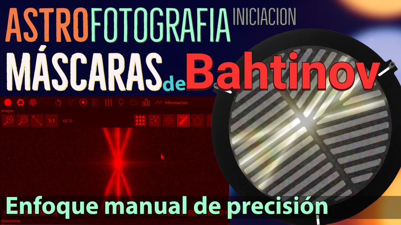 Máscaras de Bahtinov | Enfoque manual de precisión para astrofotografía y observación visual.