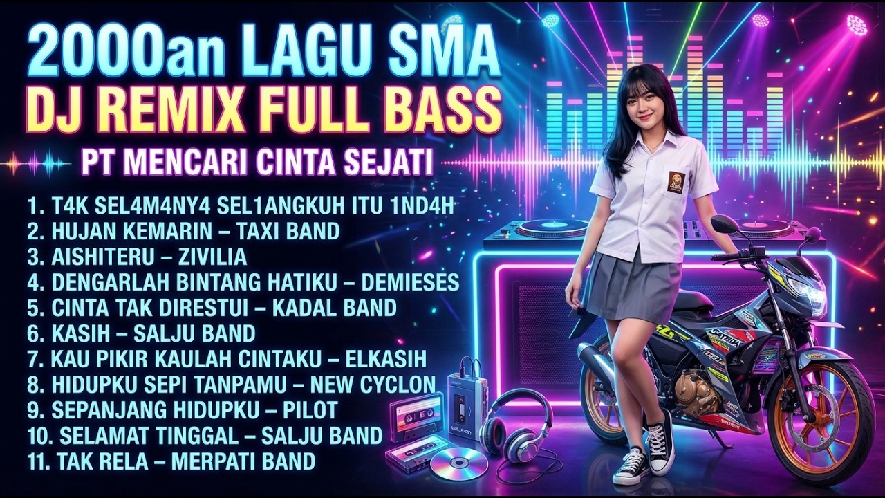 DJ REMIX POP INDONESIA KENANGAN SMA – NOSTALGIA LAGU 2000AN FULL BASS