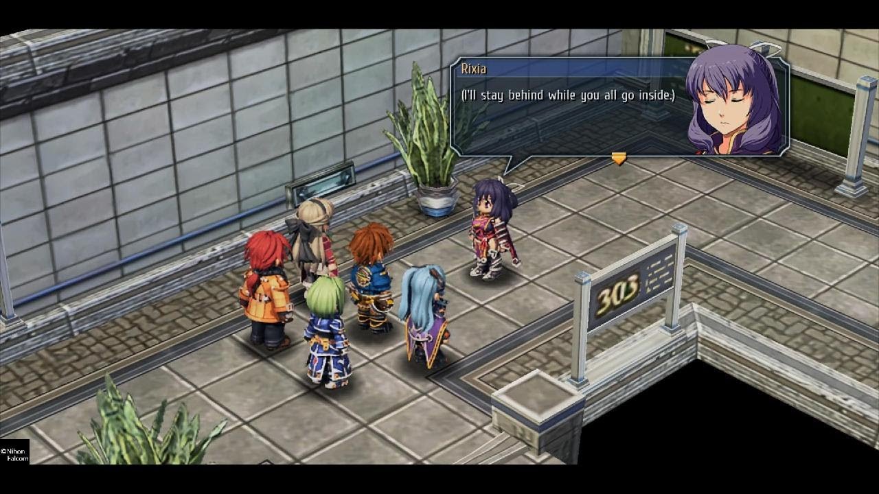 The Legend of Heroes: Trails to Azure - Rixia outside Ilya's room