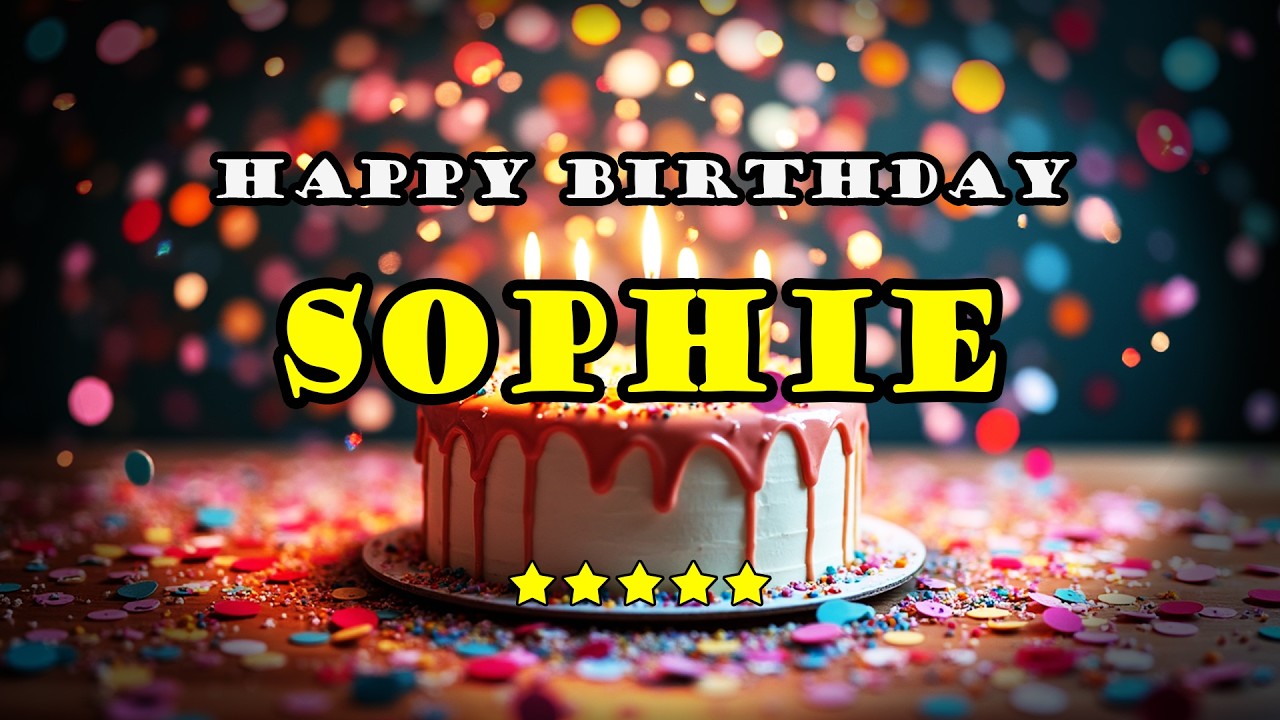 Sophie  – Happy Birthday Song | Personalized Birthday Song With Your Name