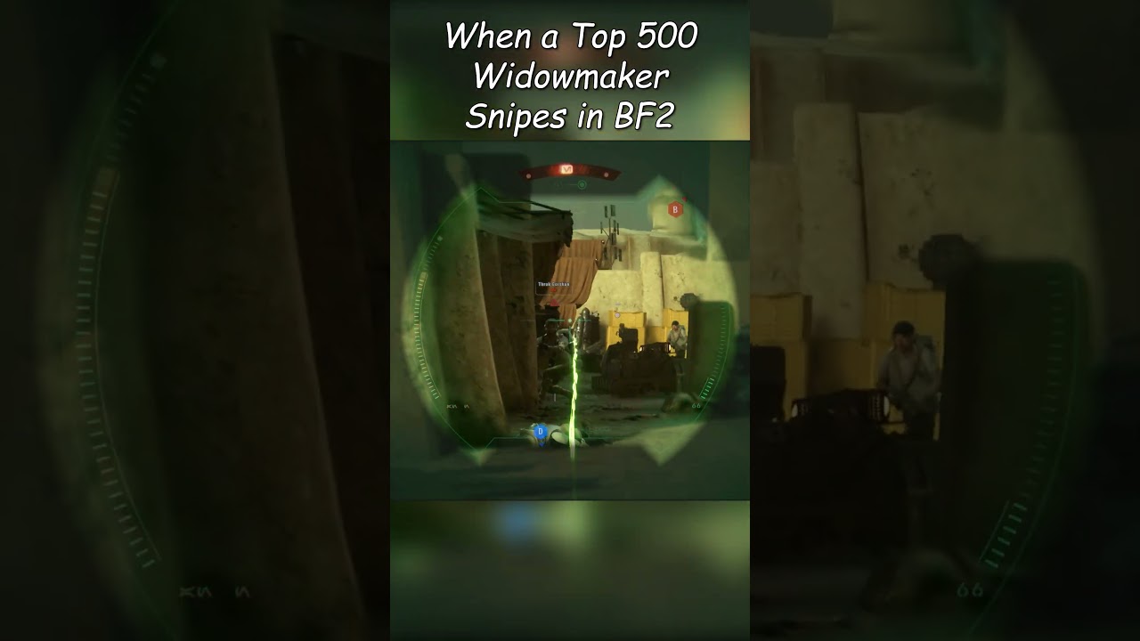When An Ex-Top 500 Widowmaker Snipes in Battlefront 2