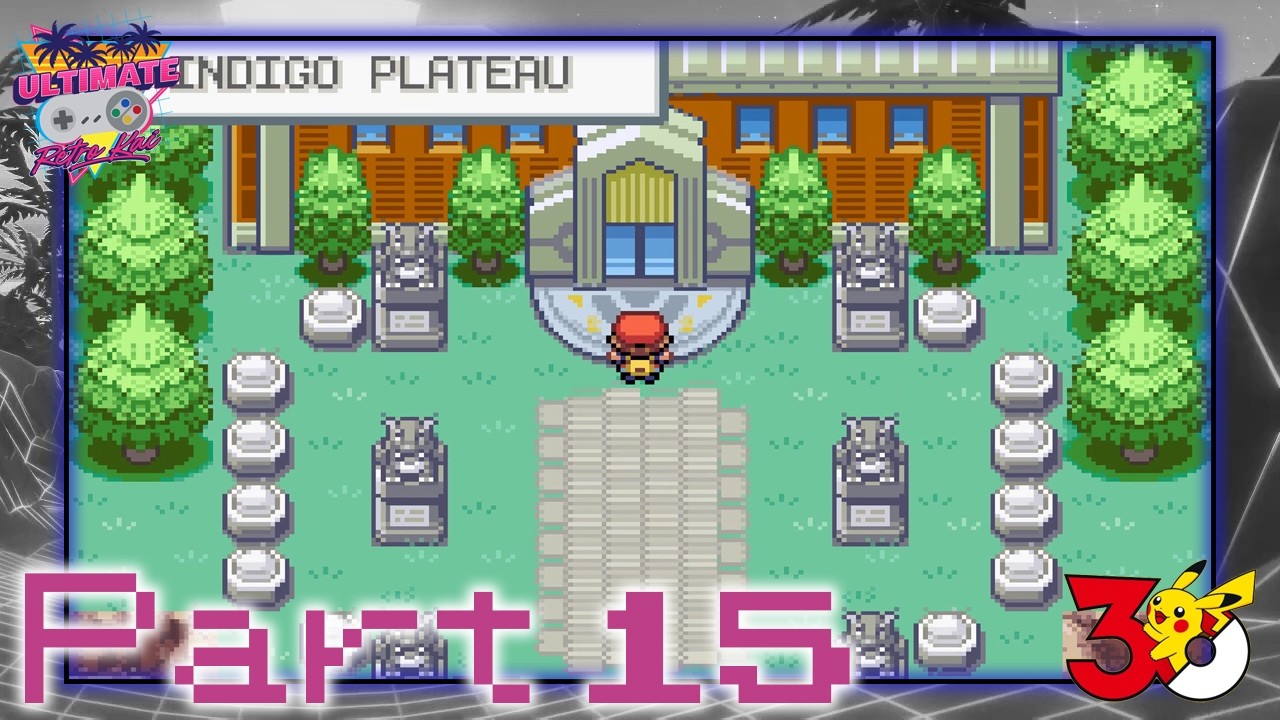 Pokémon LeafGreen Version [GBA] Part 15 Indigo Plateau {No Commentary}