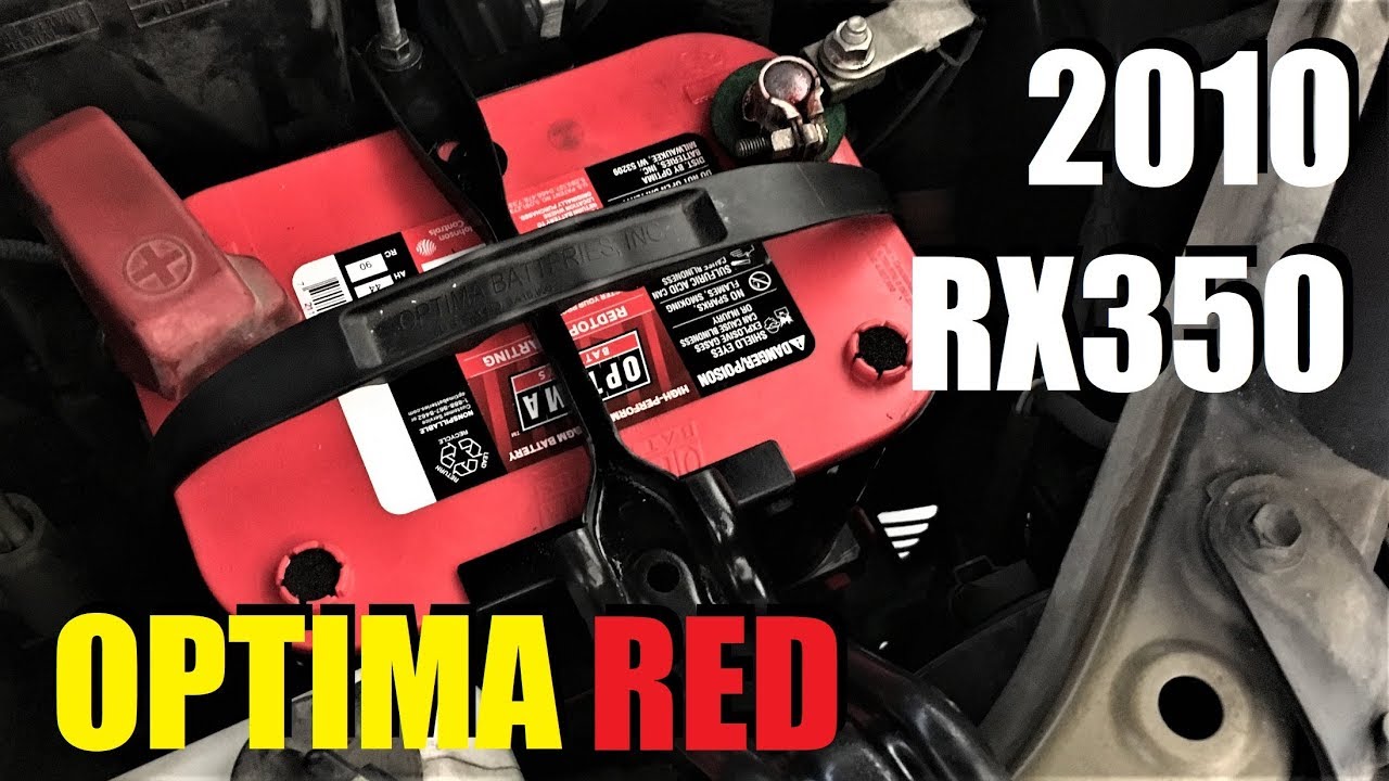 Lexus RX350 Battery Replacement - OPTIMA