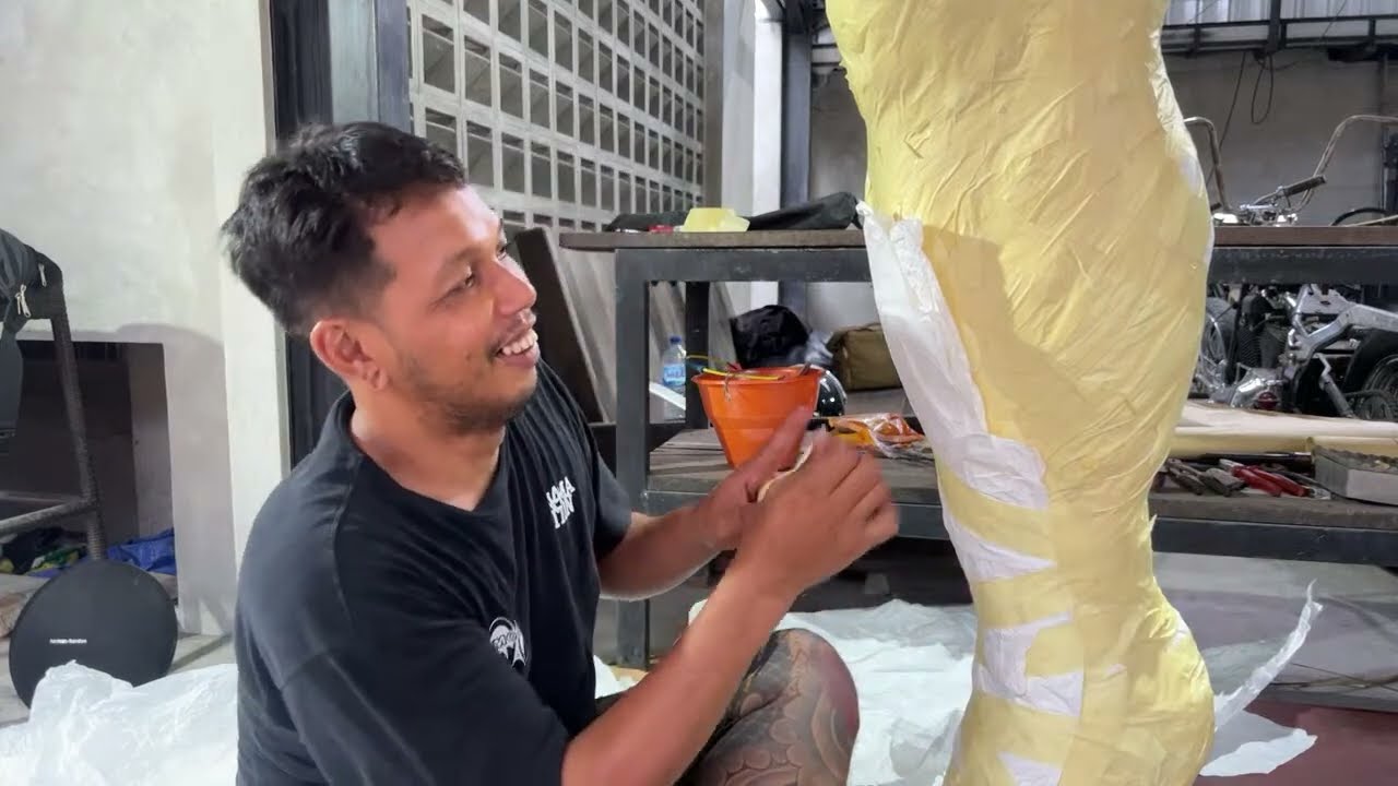 Proses Pembentukan Anatomi Ogoh-ogoh Tahap 1