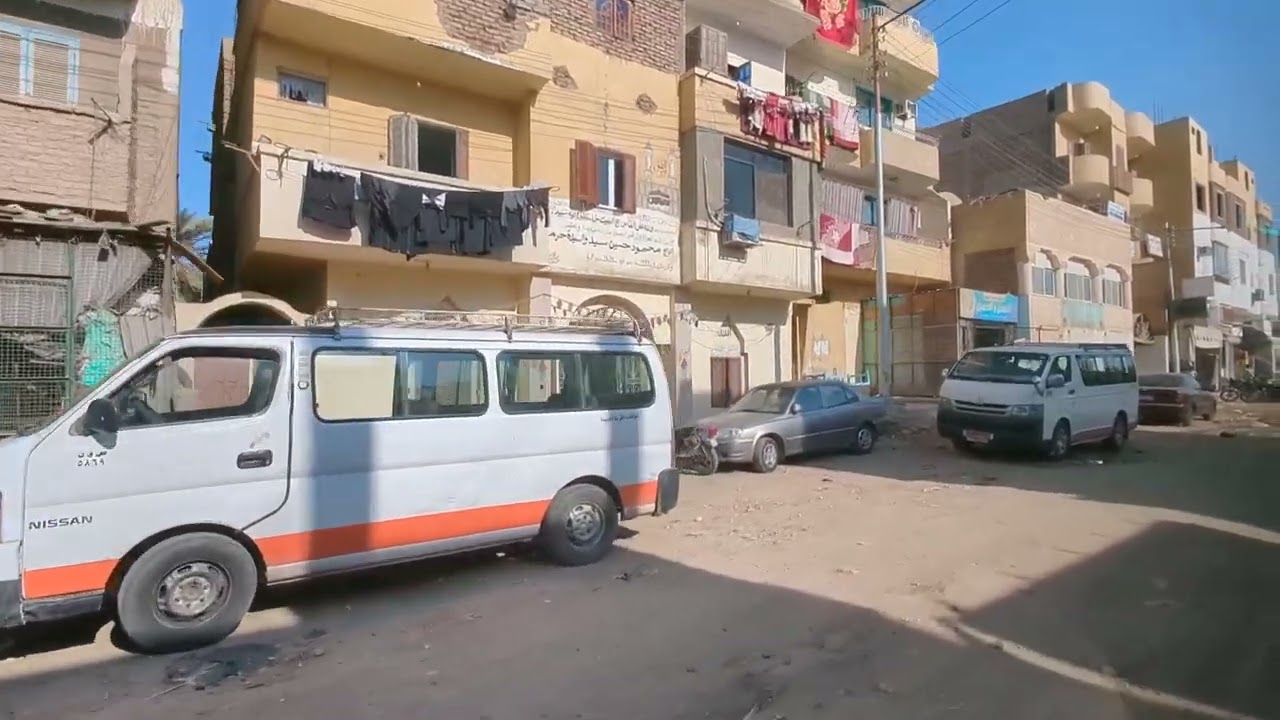 Rural streets of Luxor West Bank, Egypt (December 2023)