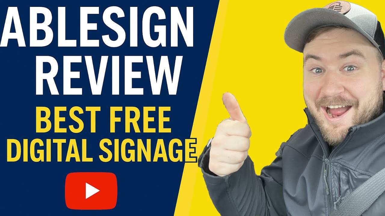 Ablesign Review: The Best FREE Digital Signage Solution for Small Businesses!