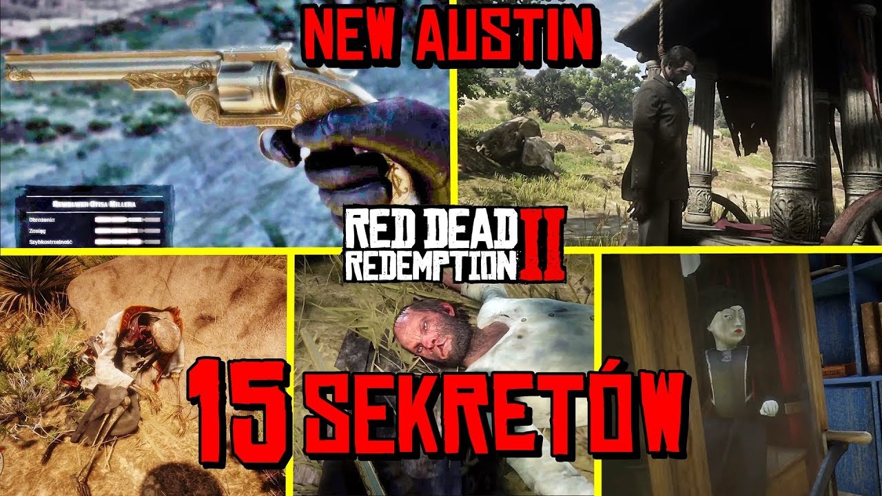 15 SEKRETÓW NEW AUSTIN ➡️RED DEAD REDEMPTION