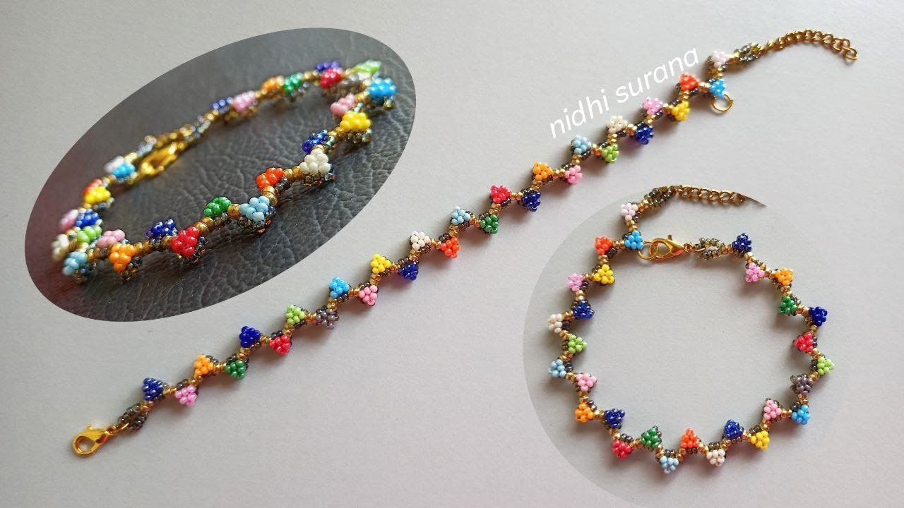 ⚜️Easy Seed beads Bracelet/Choker/How to make Beaded Jewelery/Pulsera/Gargantilla/ Tutorial diy
