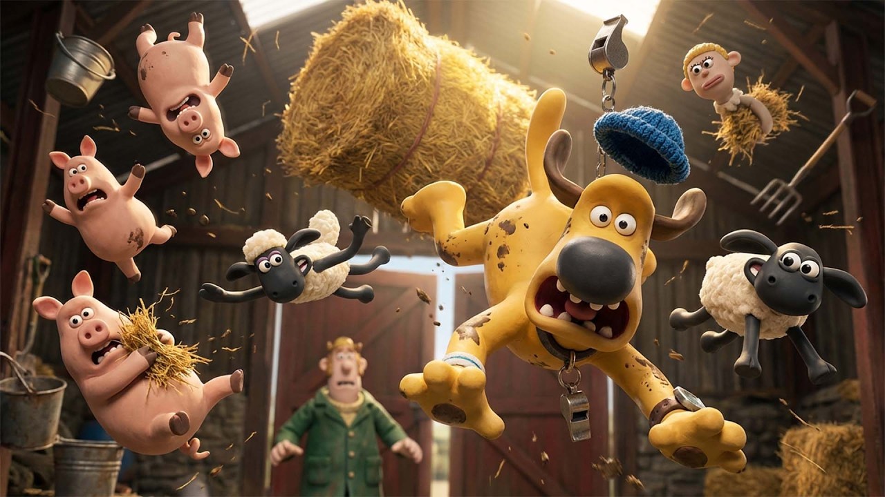 Farm Mayhem: Sheep, Pigs and Dog Fly Everywhere! 🐑🐷🐶💥 | Funny Shaun the Sheep Cartoon