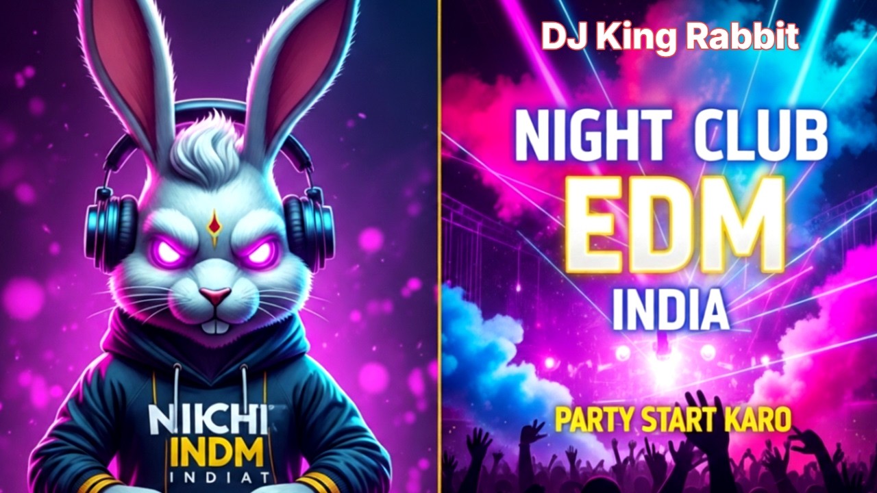 🔥 Night Club EDM India 🌙 Party Start Karo | DJ King Rabbit