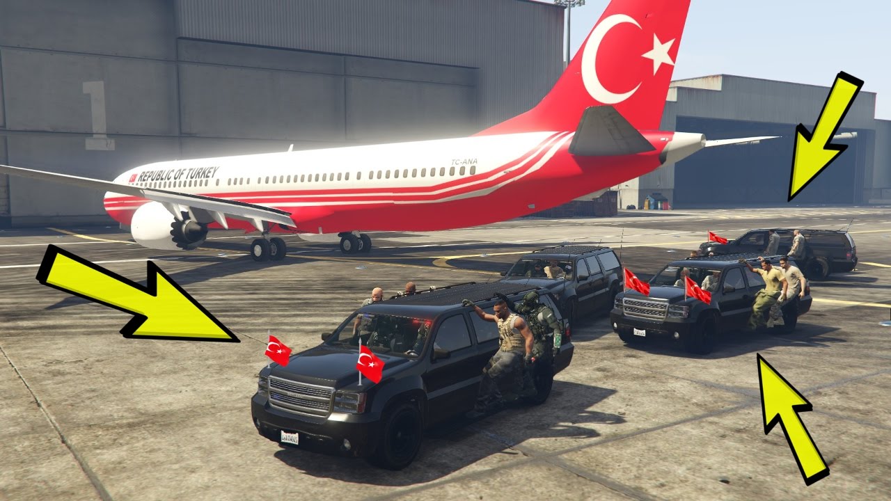 BAŞKAN KORUMA KONVOY MODU - GTA 5 TÜRKCE