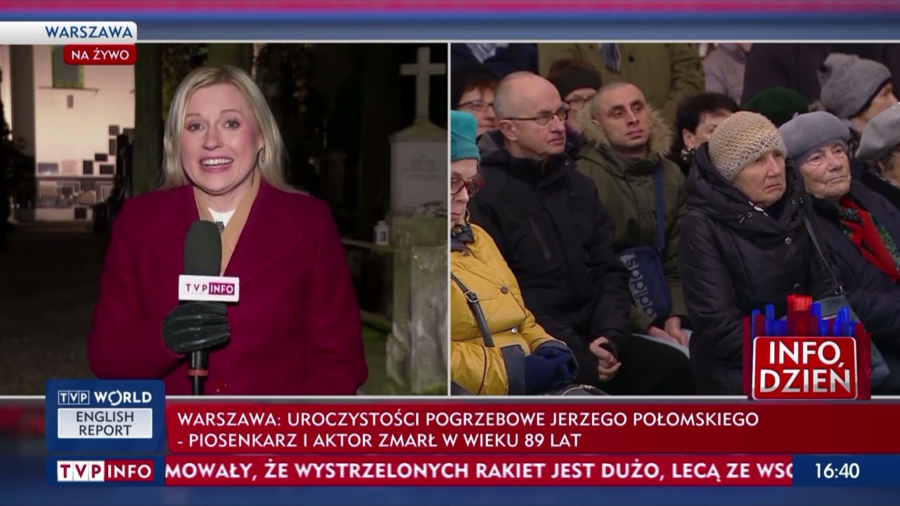 Uroczystości pogrzebowe Jerzego Połomskiego