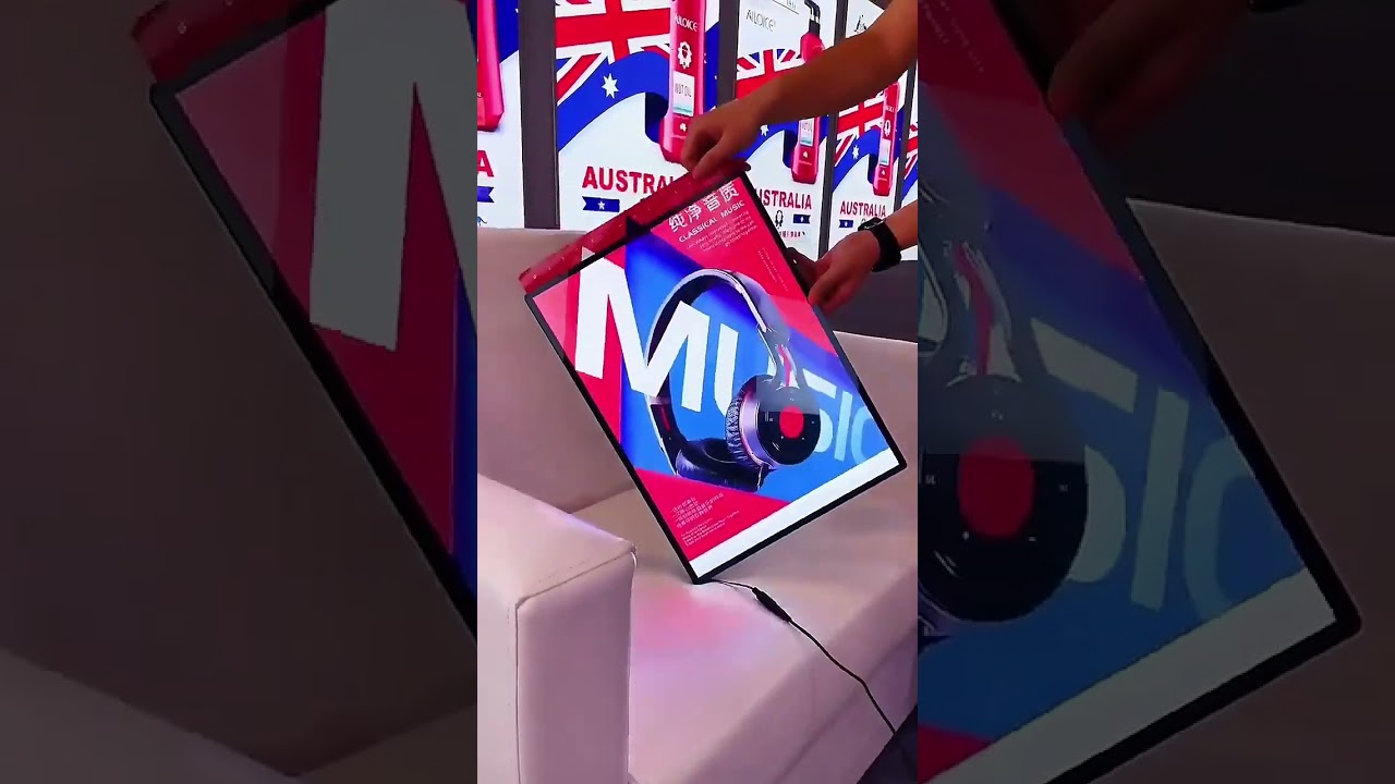 ultra-thin A1, A2, A3, A4  custom led poster display menu board #exhibition #lightbox #advertising