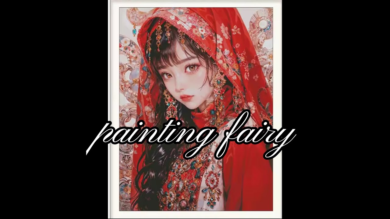 Flosstube🐑painting fairy #4 #stitchwithme #flosstube #asmr