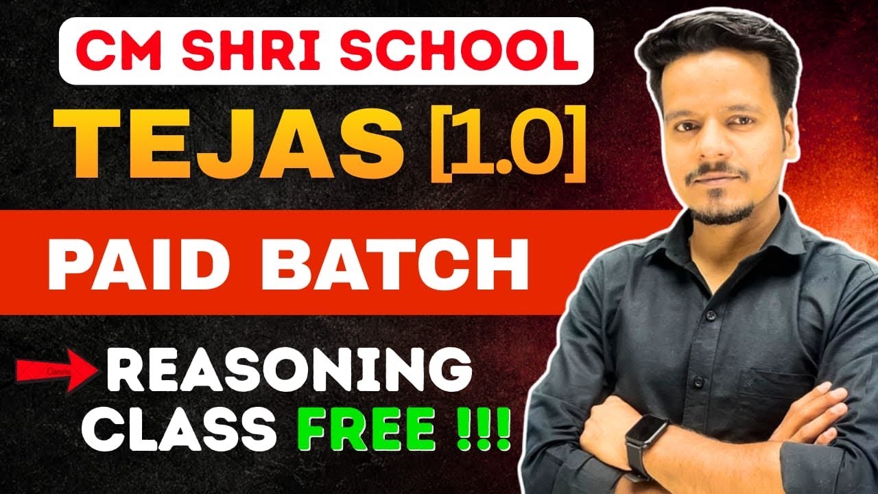 REASONING :- WORD BUILDING 🔥| CM SHRI SCHOOL :- 6TH , 9TH & 11TH | By Aakash sir 