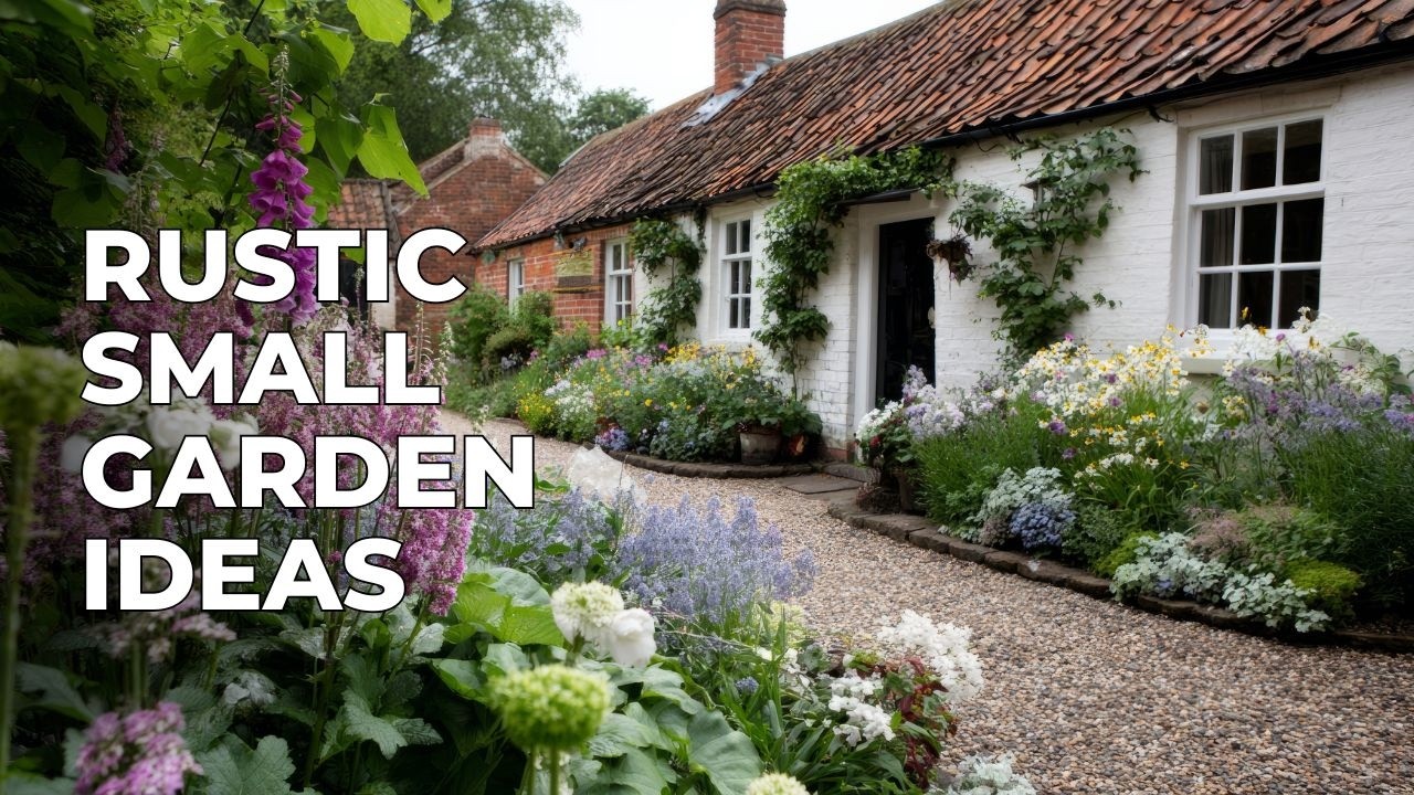 Rustic Small Garden Backyard Landscaping Ideas: Cozy Vintage Style for Small Spaces on Budget