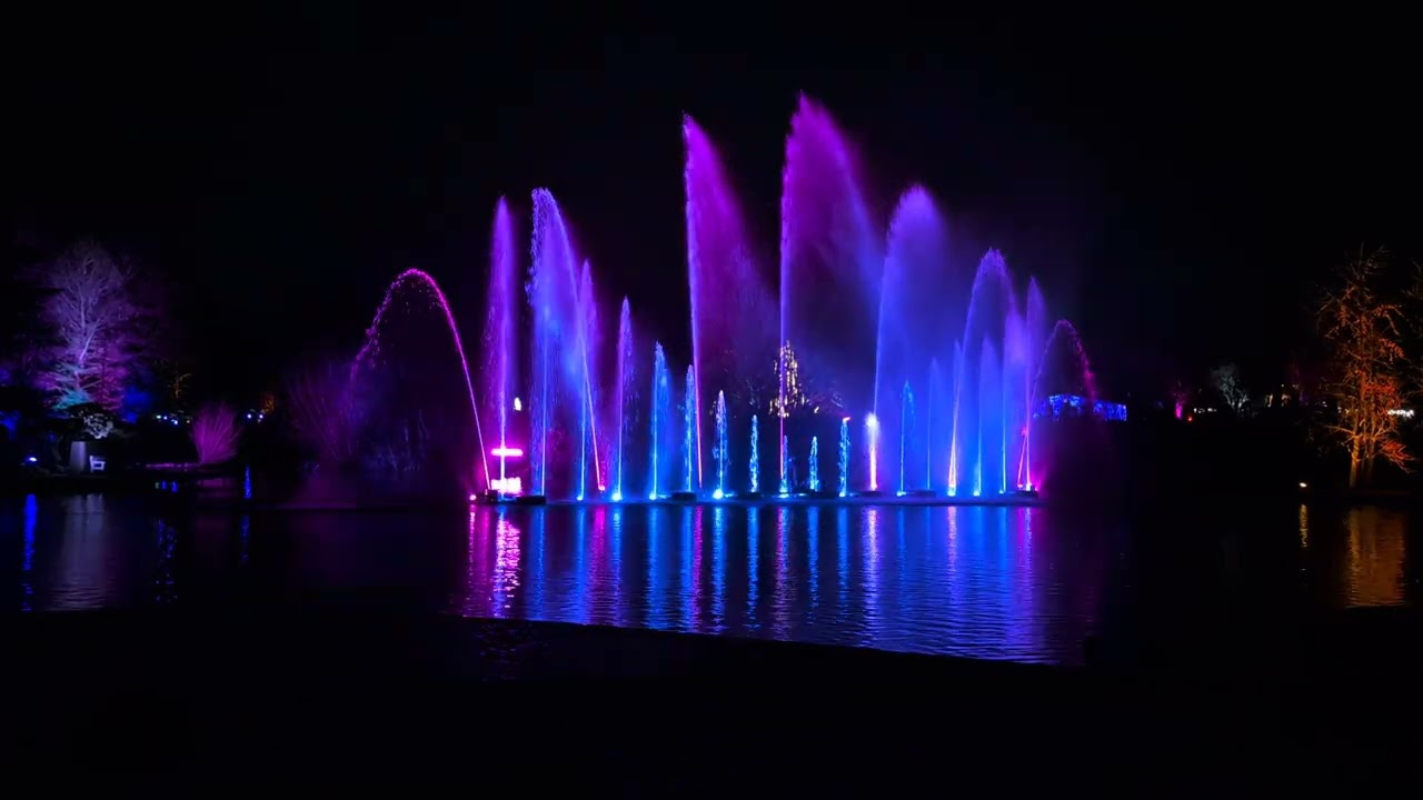 Christmas Garden lights show Hamburg 