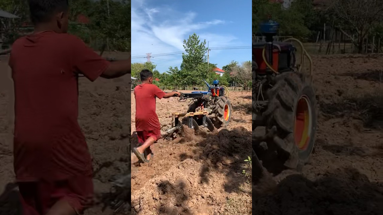Kubota ZT 155 walking plow #kubota #automobile #kubotaengine