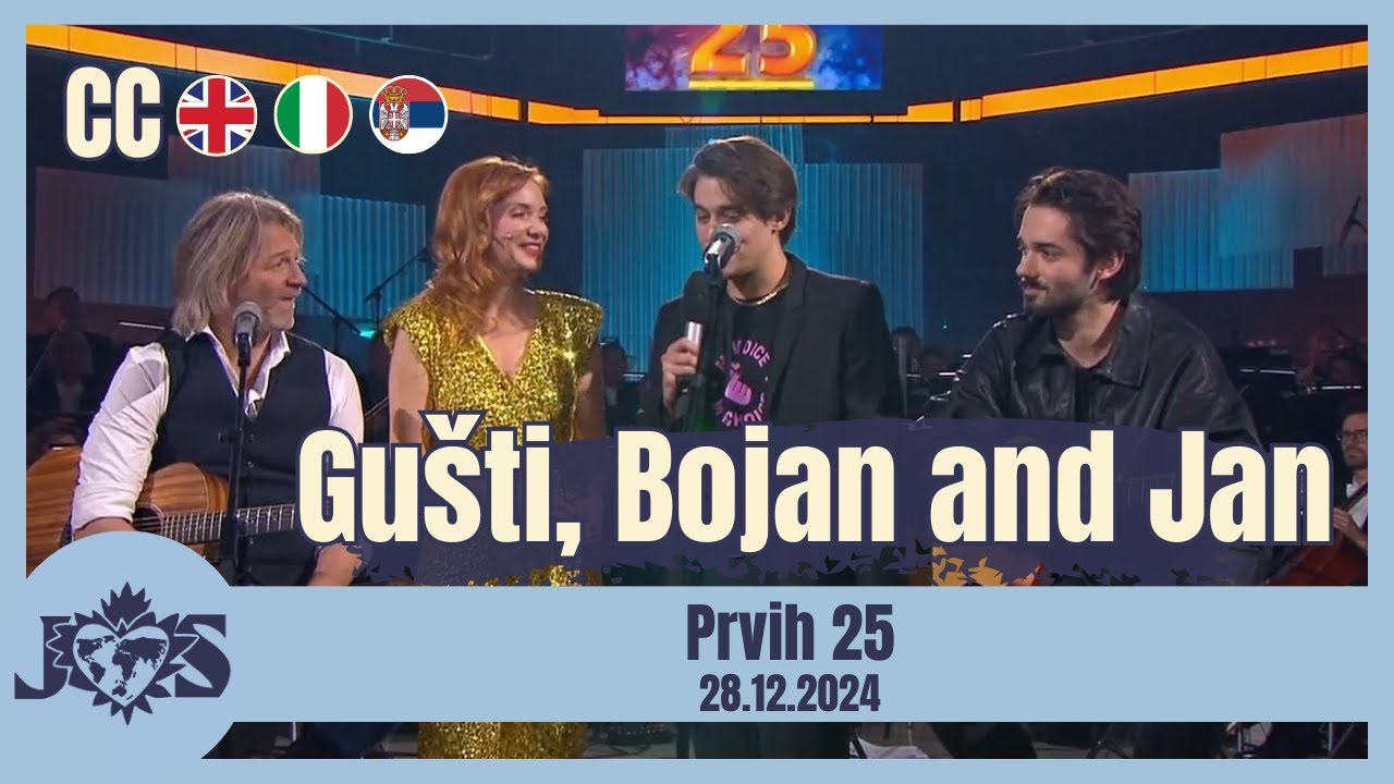 [ENG SUB] Prvih 25 + 'Tudi jaz' performance (28.12.2024)