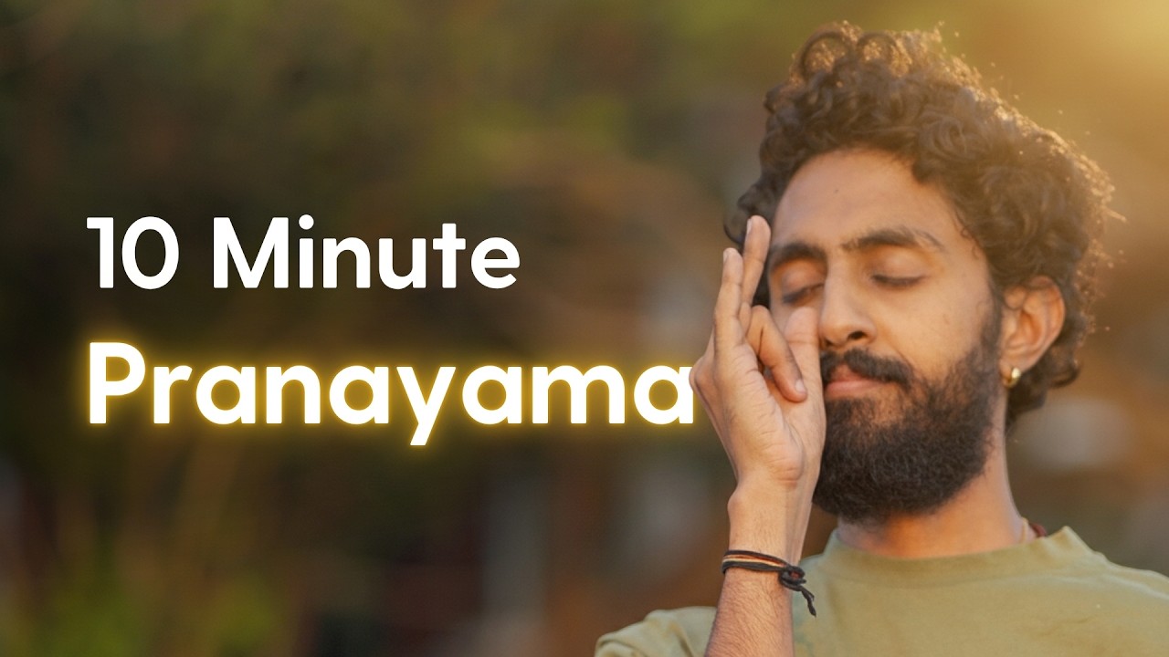 Hindi Pranayama Beginners ke liye | 10 mins Stress Release