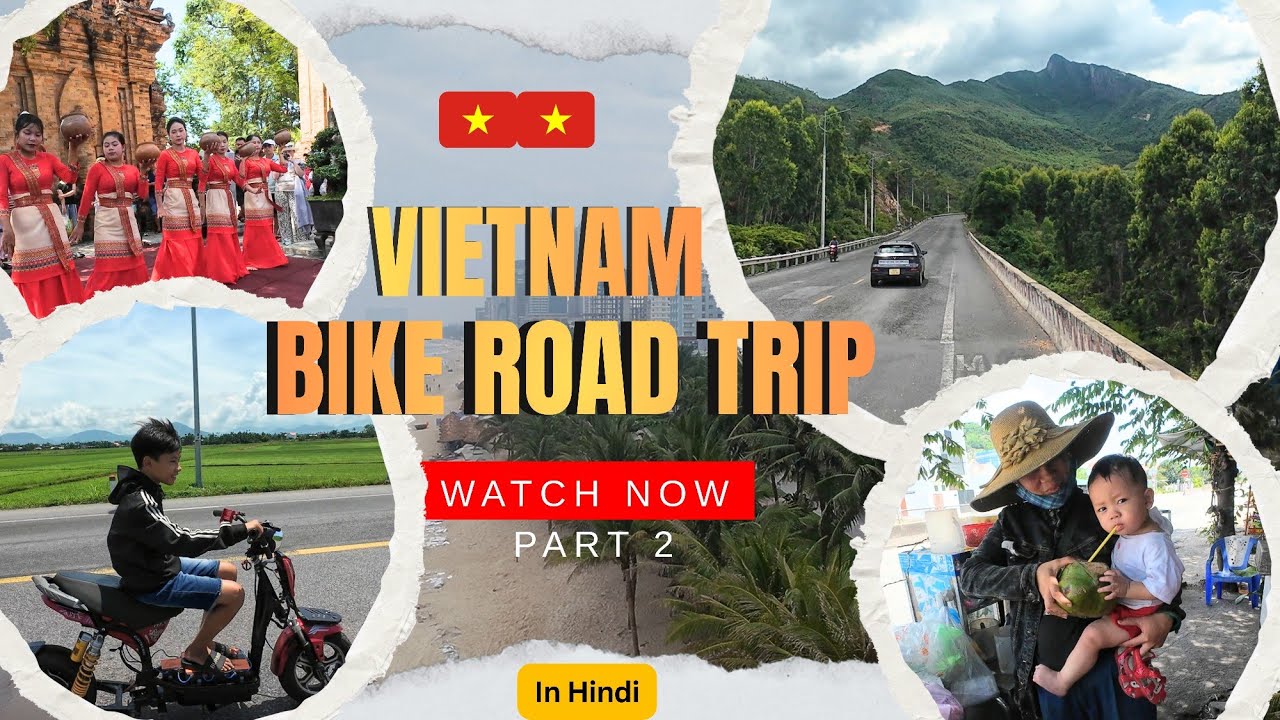 Vietnam Bike Road Trip 🇻🇳 | Nha Trang to Da Nang | Coastal Paradise Ride 
