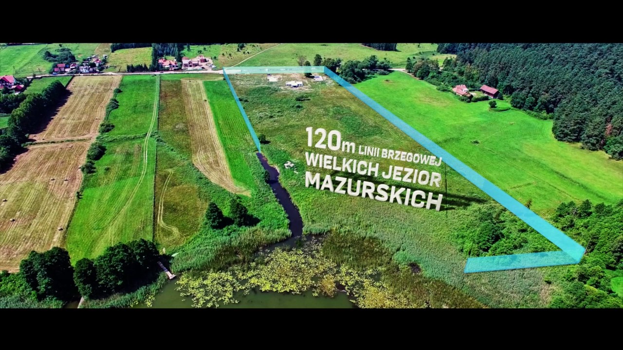 Wygryny - działka 39 800 m2 na Mazurach ze 120-metrową linią brzegową || Kontakt 512 305 959